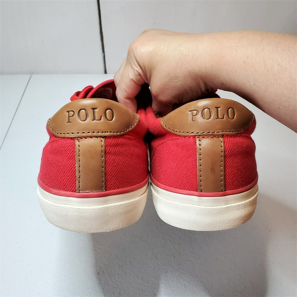 *SOLD* Polo Ralph Lauren Thorton II Canvas Sneakers 13 - Picture 9 of 12